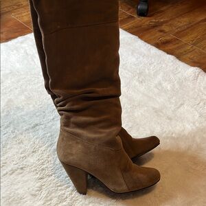 Brown Suede Women's Boots Jessica Simpson
